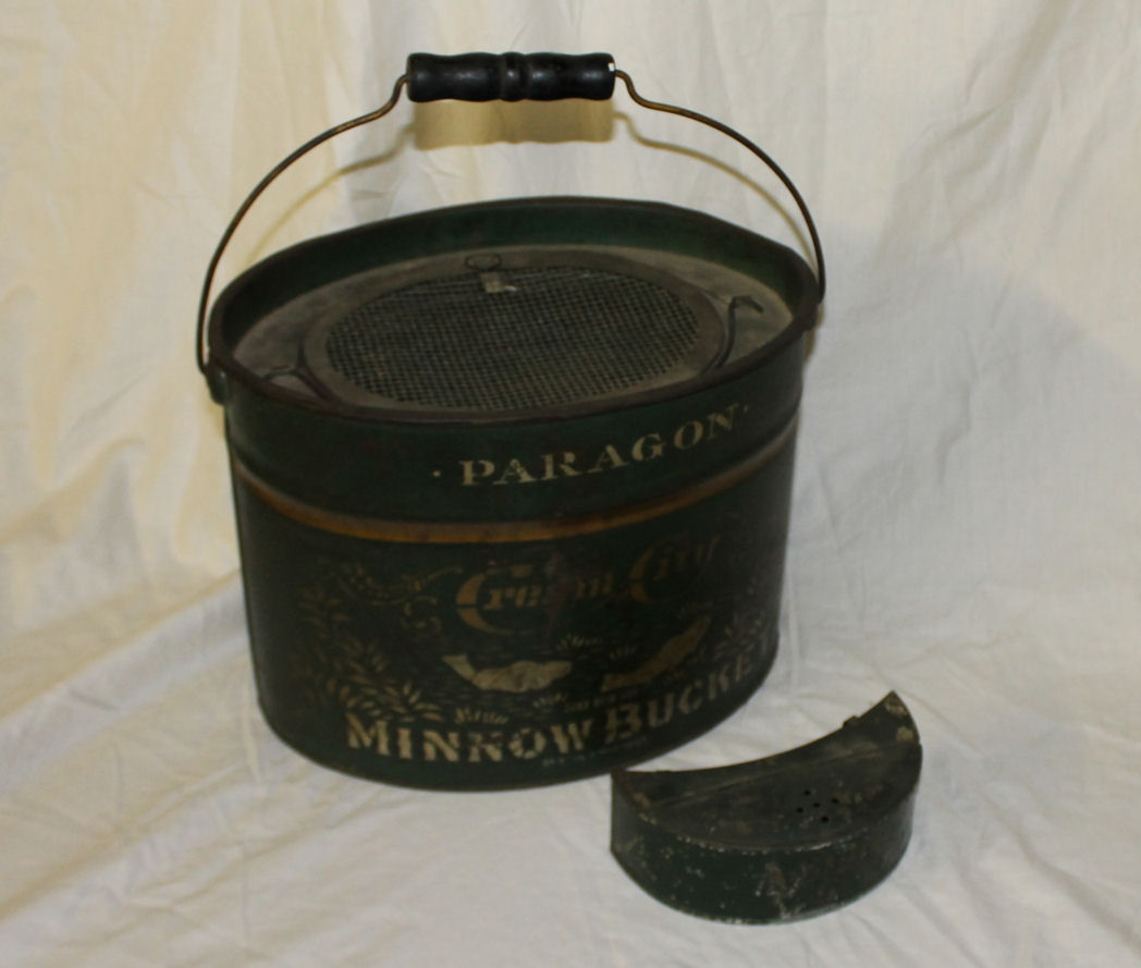 Shapleigh's Antique Fishing Minnow Bucket