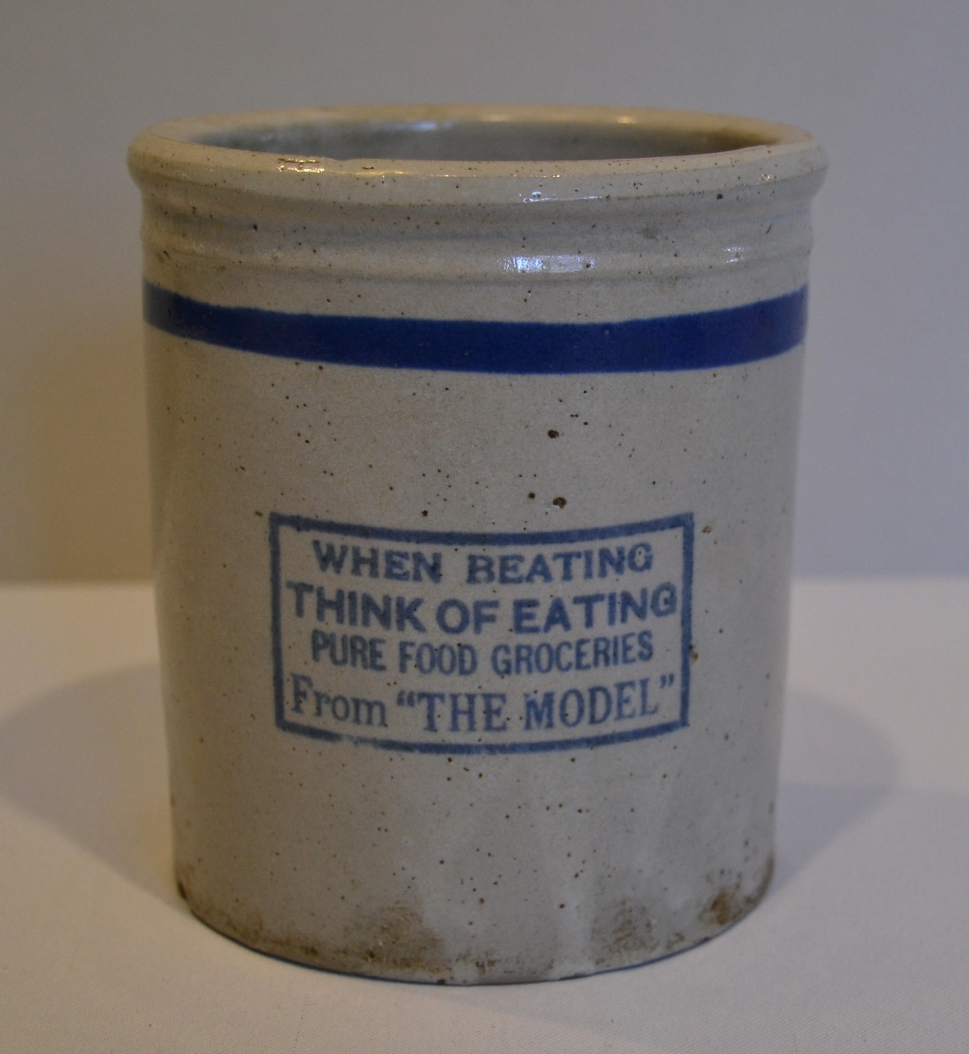 Bargain John's Antiques | Antique Stoneware Beater Jar - The Model ...